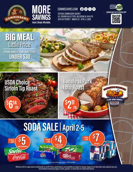 Commissary catalogue in Norfolk VA | Flyer Commissary | 2026-03-23T00:00:00.000Z - 2026-04-05T00:00:00.000Z