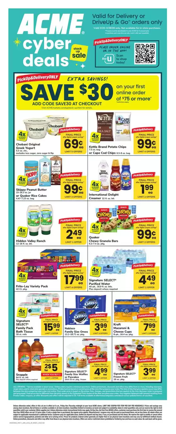 ACME catalogue in New York | Acme Markets - SP | 2026-03-20T00:00:00.000Z - 2026-03-26T00:00:00.000Z