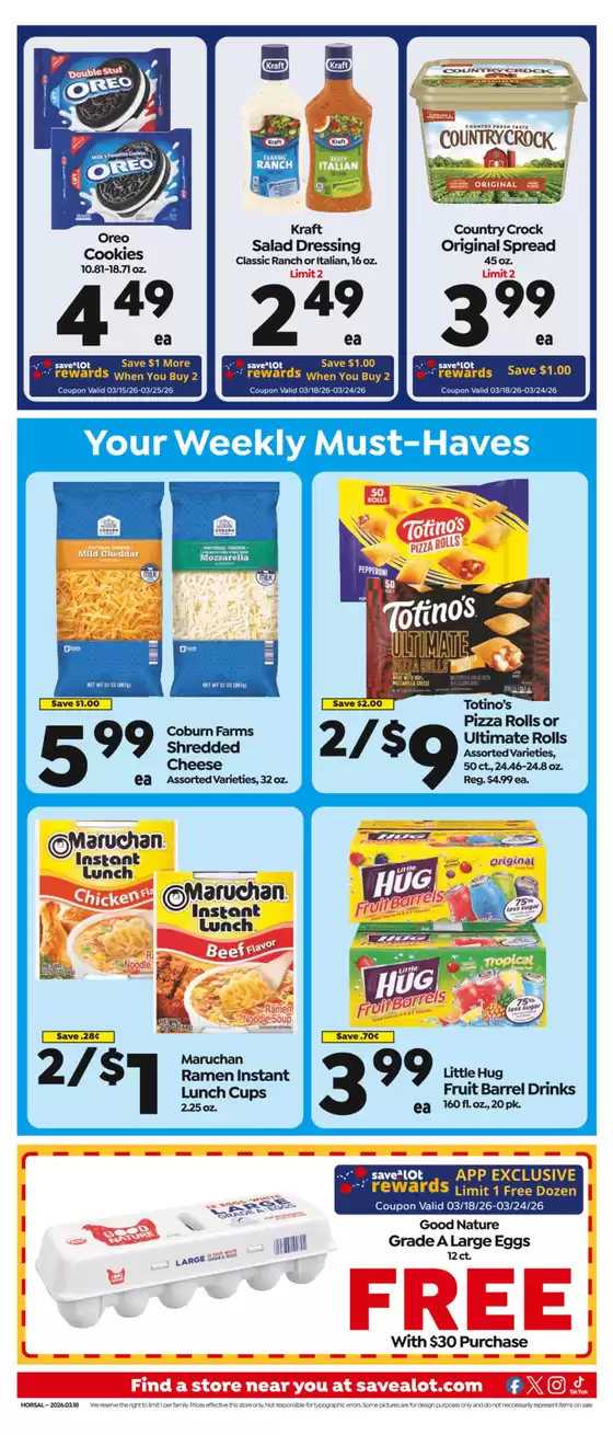 Save a Lot catalogue in Burbank OH | New offers to discover | 2026-03-18T00:00:00.000Z - 2026-03-24T00:00:00.000Z