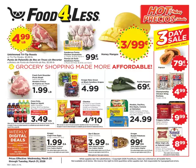 Food 4 Less catalogue in Torrance CA | Top offers for smart savers | 2026-03-25T00:00:00.000Z - 2026-03-31T00:00:00.000Z
