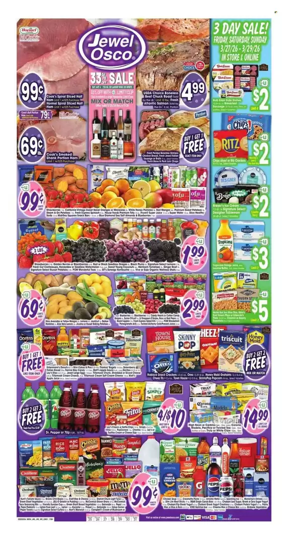 Jewel-Osco catalogue in Montgomery IL | Jewel-Osco Weekly ad | 2026-03-25T00:00:00.000Z - 2026-03-31T00:00:00.000Z