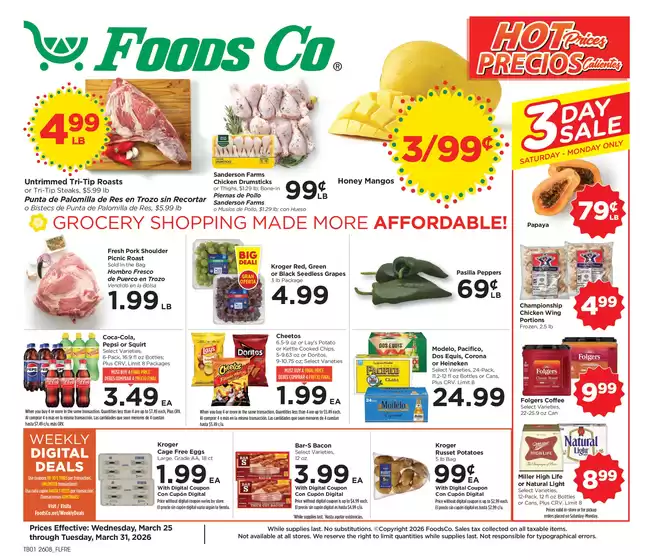Foods Co catalogue in San Francisco CA | Weekly Ad | 2026-03-25T00:00:00.000Z - 2026-03-31T00:00:00.000Z