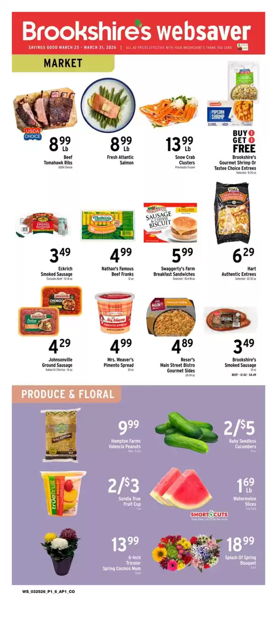 Brookshire's catalogue in Mesquite TX | Offers for bargain hunters | 2026-03-25T00:00:00.000Z - 2026-03-31T00:00:00.000Z