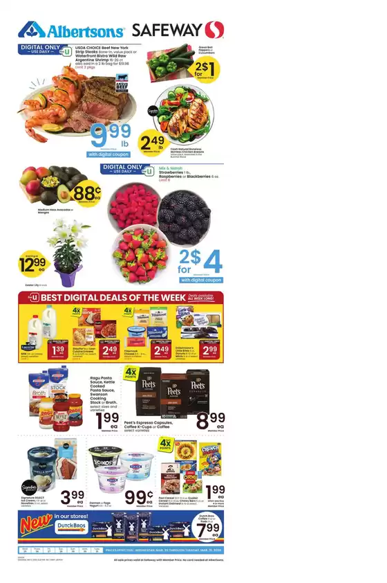 Albertsons catalogue in Lake Charles LA | Attractive special offers for everyone | 2026-03-25T00:00:00.000Z - 2026-03-31T00:00:00.000Z