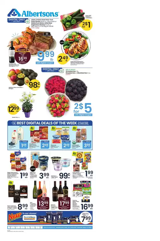 Albertsons catalogue in Lake Charles LA | Top offers for all bargain hunters | 2026-03-25T00:00:00.000Z - 2026-03-31T00:00:00.000Z