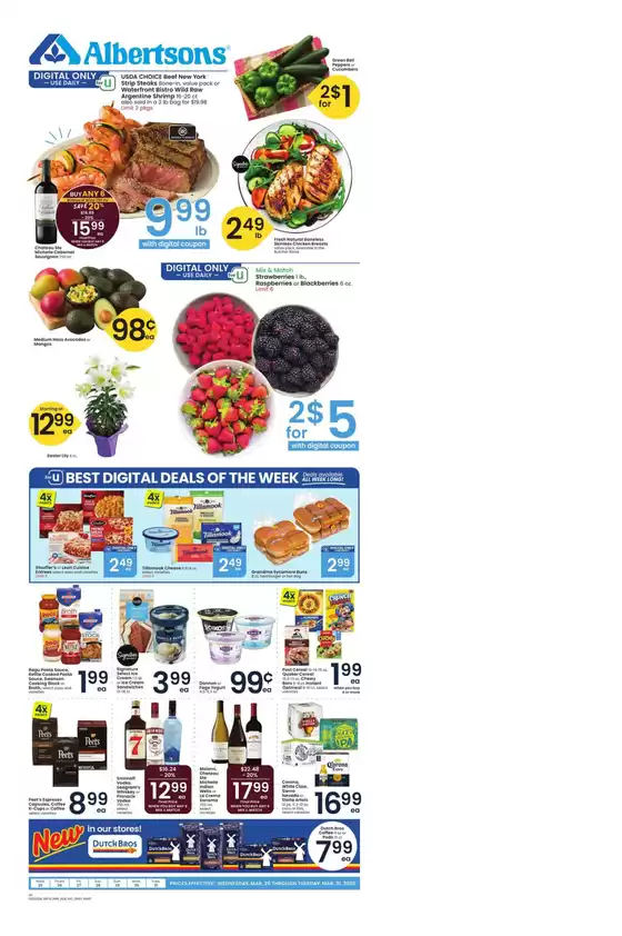 Albertsons catalogue in Lake Charles LA | Great discounts on selected products | 2026-03-25T00:00:00.000Z - 2026-03-31T00:00:00.000Z