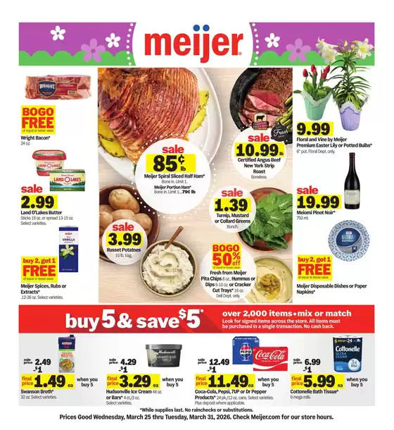 Meijer catalogue in Otisville MI | New offers to discover | 2026-03-25T00:00:00.000Z - 2026-03-31T00:00:00.000Z
