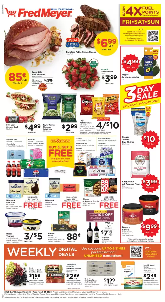 Fred Meyer catalogue in Albany OR | Our best bargains | 2026-03-25T00:00:00.000Z - 2026-03-31T00:00:00.000Z
