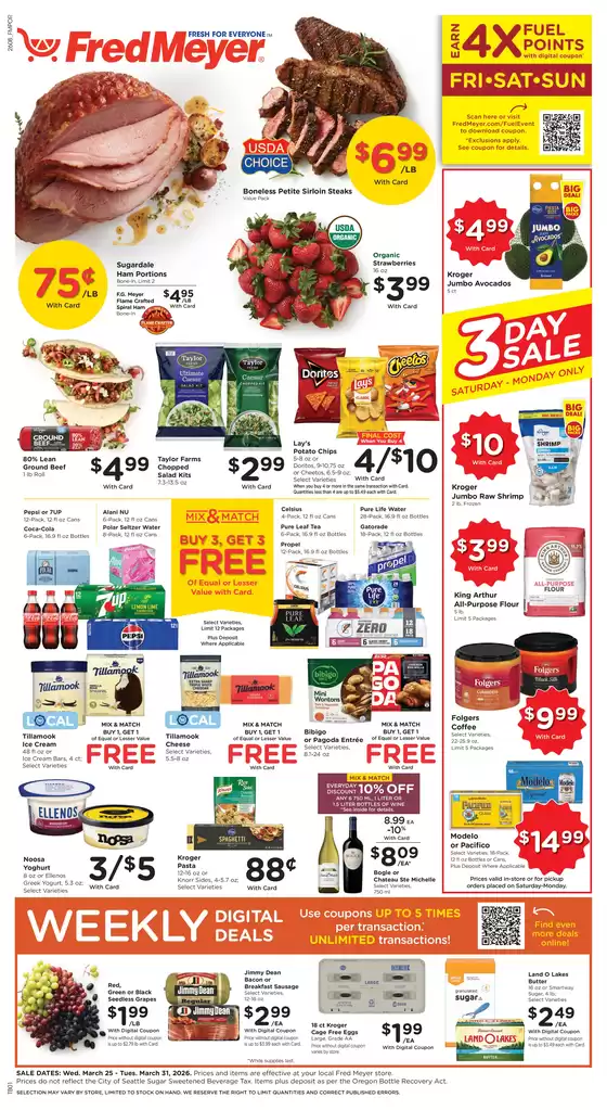 Fred Meyer catalogue in Albany OR | Weekly Ad | 2026-03-25T00:00:00.000Z - 2026-03-31T00:00:00.000Z