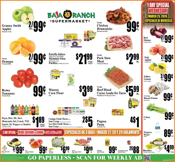 Baja Ranch catalogue in Pico Rivera CA | Baja Ranch weekly ad | 2026-03-25T00:00:00.000Z - 2026-03-31T00:00:00.000Z