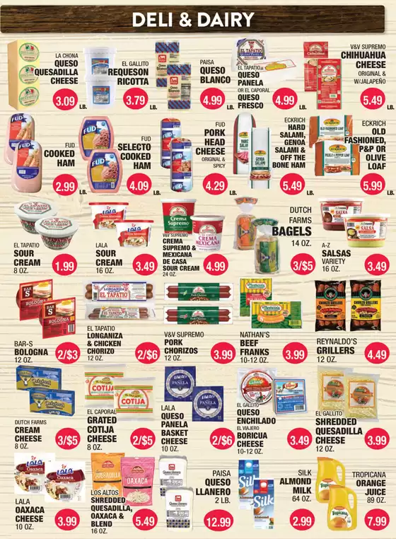 Carnicerias Jimenez catalogue in Aurora IL | Exclusive deals for our customers | 2026-03-25T00:00:00.000Z - 2026-04-08T00:00:00.000Z