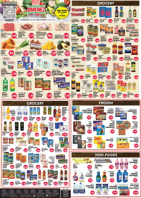 Carnicerias Jimenez catalogue in Palatine IL | Carnicerias Jimenez Sales | 2026-03-25T00:00:00.000Z - 2026-03-31T00:00:00.000Z