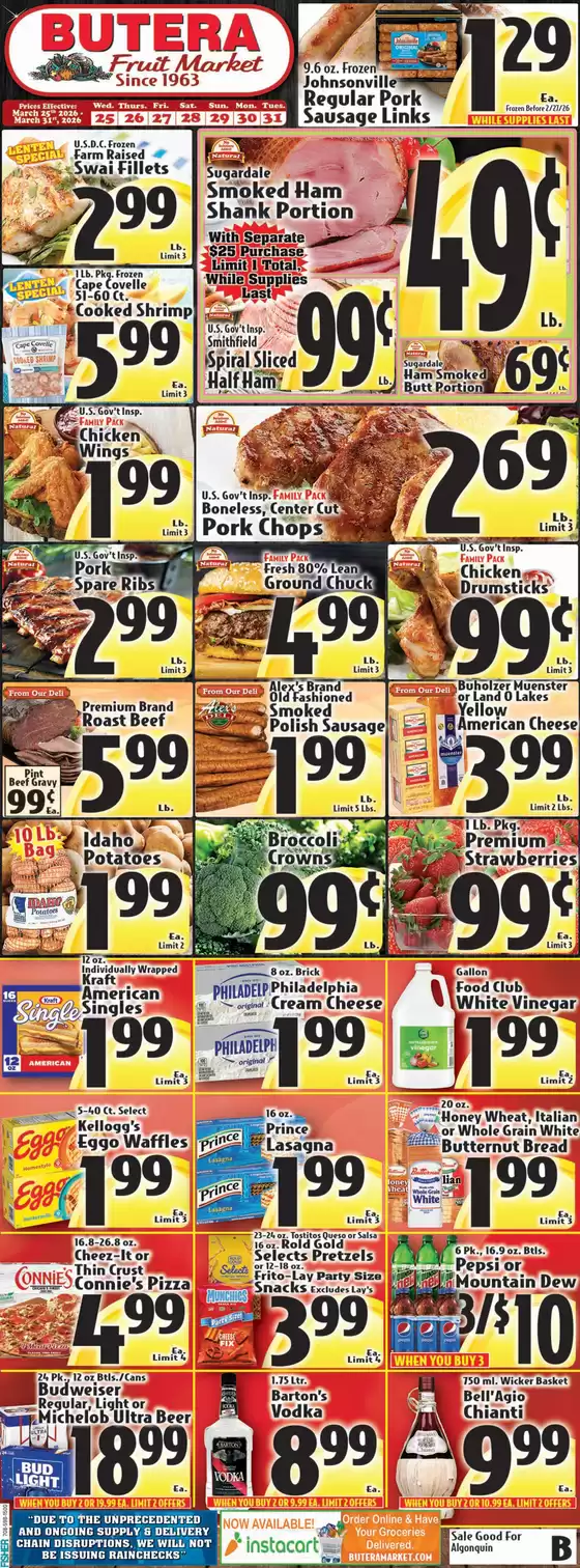 Butera catalogue in Chicago Heights IL | Butera weekly ad | 2026-03-25T00:00:00.000Z - 2026-03-31T00:00:00.000Z