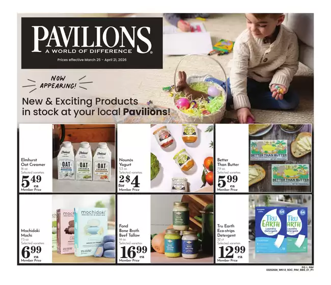 Pavilions catalogue in Encinitas CA | Pavilions - BBS | 2026-03-25T00:00:00.000Z - 2026-04-21T00:00:00.000Z