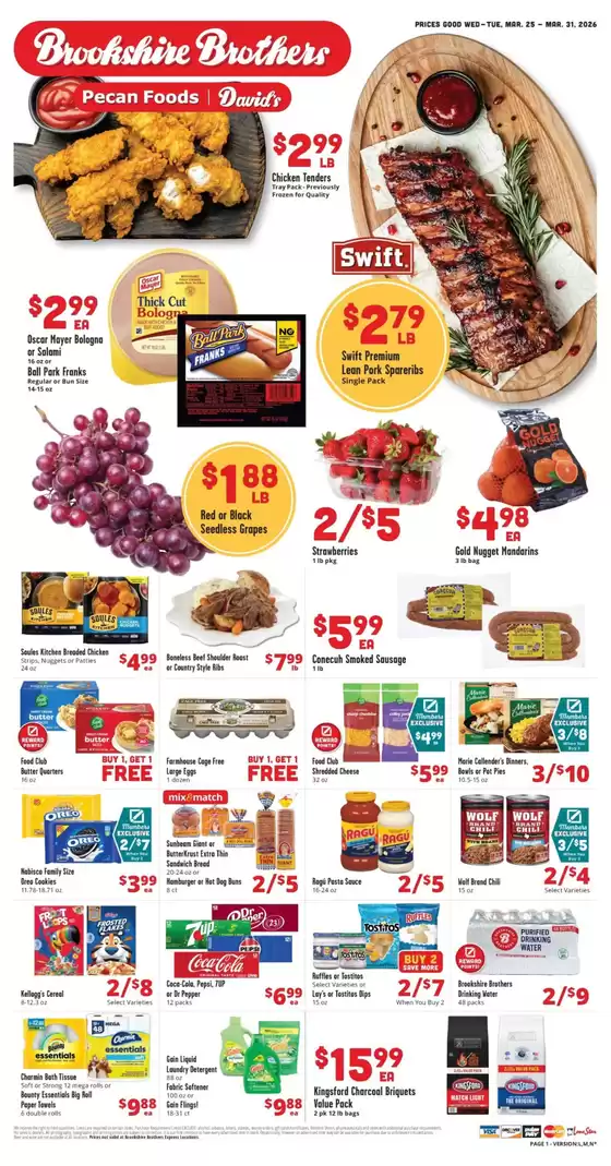 Brookshire Brothers catalogue | Special offers for you | 2026-03-25T00:00:00.000Z - 2026-03-31T00:00:00.000Z