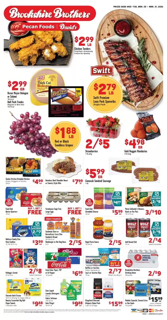 Brookshire Brothers catalogue | Great offer for bargain hunters | 2026-03-25T00:00:00.000Z - 2026-03-31T00:00:00.000Z
