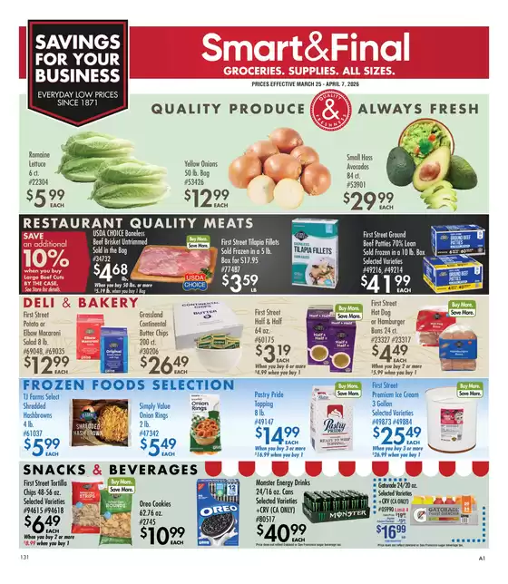 Smart & Final catalogue in Visalia CA | Business & Club Savings (03/25/2026 - 04/07/2026) | 2026-03-25T00:00:00.000Z - 2026-04-07T00:00:00.000Z