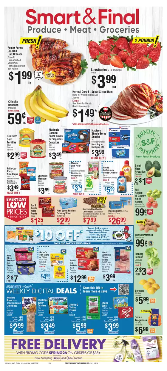 Smart & Final catalogue in Phoenix AZ | Wide range of offers | 2026-03-25T00:00:00.000Z - 2026-03-26T00:00:00.000Z