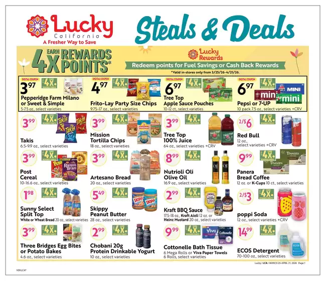 Lucky Supermarkets catalogue in San Francisco CA | Online Savings Guide | 2026-03-25T00:00:00.000Z - 2026-04-21T00:00:00.000Z