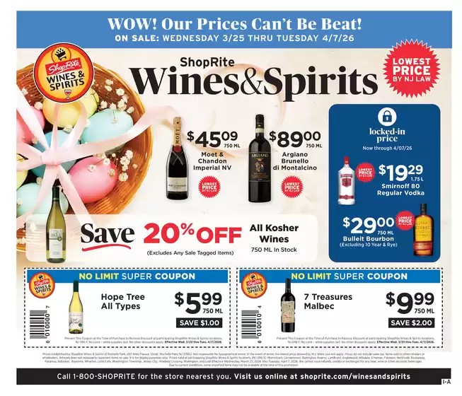 ShopRite catalogue in Newark NJ | ShopRite Wine & Spirits - 3/25 | 2026-03-25T00:00:00.000Z - 2026-04-07T00:00:00.000Z