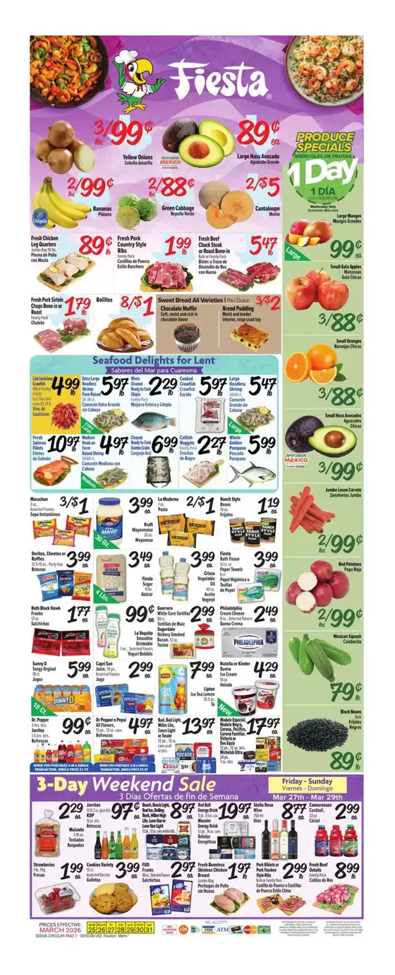 Fiesta Mart catalogue in Fort Worth TX | Our best offers for you | 2026-03-25T00:00:00.000Z - 2026-03-31T00:00:00.000Z