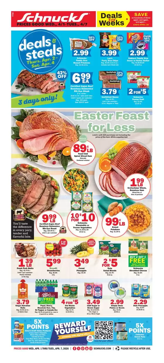 Schnucks catalogue in Springfield IL | Exclusive bargains | 2026-04-01T00:00:00.000Z - 2026-04-07T00:00:00.000Z