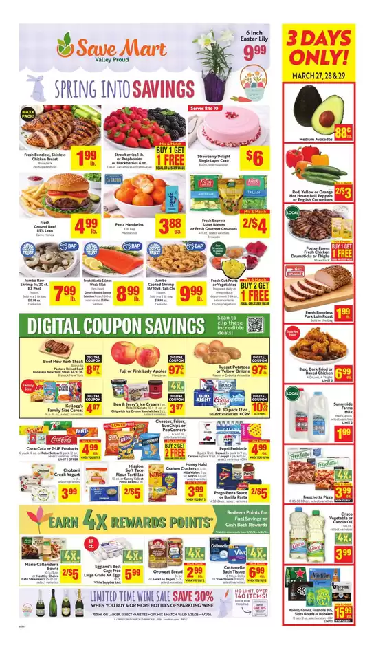 Save Mart catalogue in Lindsay CA | Weekly | 2026-03-25T00:00:00.000Z - 2026-03-31T00:00:00.000Z