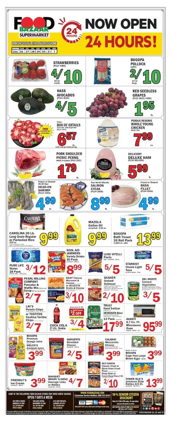 Food Bazaar catalogue in Newark NJ | Exclusive bargains | 2026-03-26T00:00:00.000Z - 2026-04-01T00:00:00.000Z