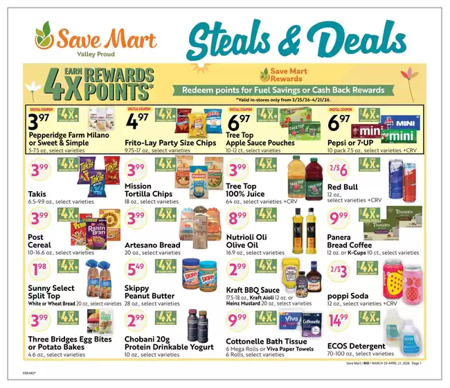 Save Mart catalogue in Lindsay CA | Online Savings Guide | 2026-03-25T00:00:00.000Z - 2026-04-21T00:00:00.000Z