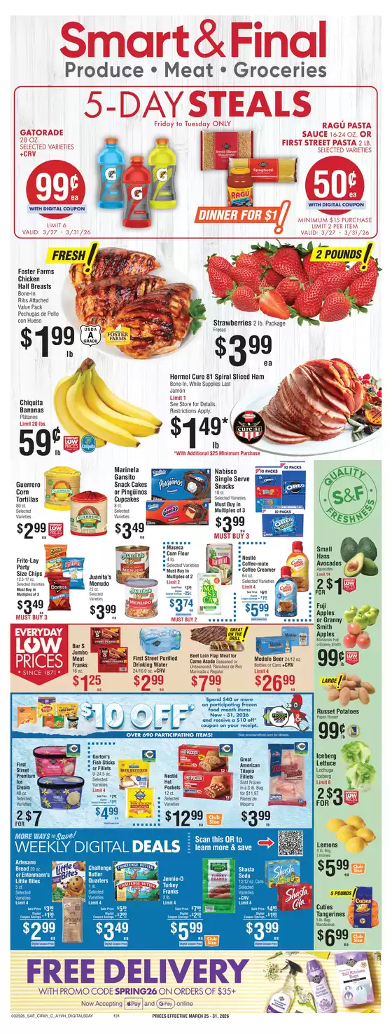Smart & Final catalogue in Chula Vista CA | Wide range of offers | 2026-03-27T00:00:00.000Z - 2026-03-31T00:00:00.000Z