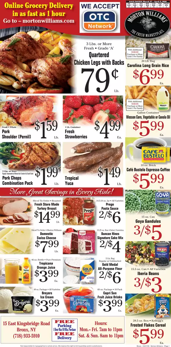 Morton Williams catalogue in Fairview NJ | Great offer for all customers | 2026-03-27T00:00:00.000Z - 2026-04-02T00:00:00.000Z