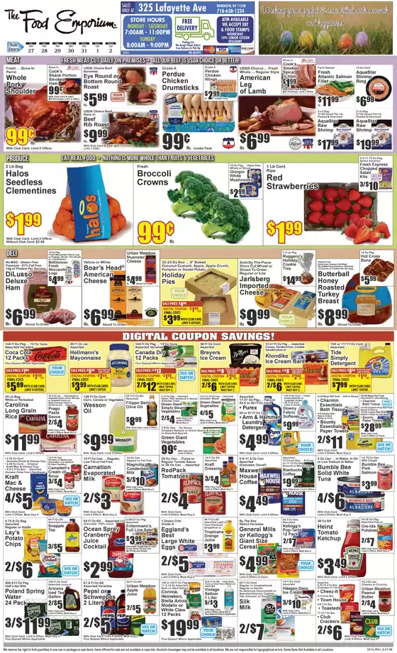 The Food Emporium catalogue in New York | Exclusive deals for our customers | 2026-03-27T00:00:00.000Z - 2026-04-02T00:00:00.000Z