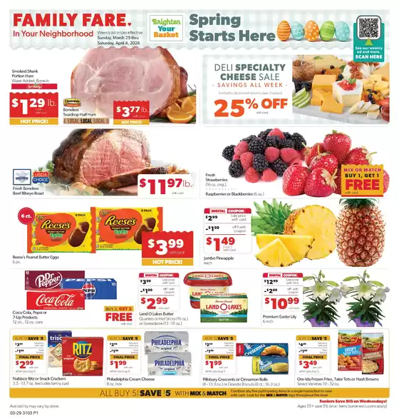 Family Fare catalogue in Moorhead MN | Current deals and offers | 2026-03-27T00:00:00.000Z - 2026-03-28T00:00:00.000Z
