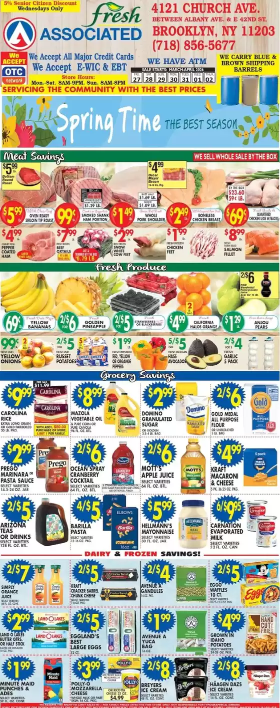 Associated catalogue in New York | Our best bargains | 2026-03-27T00:00:00.000Z - 2026-04-02T00:00:00.000Z