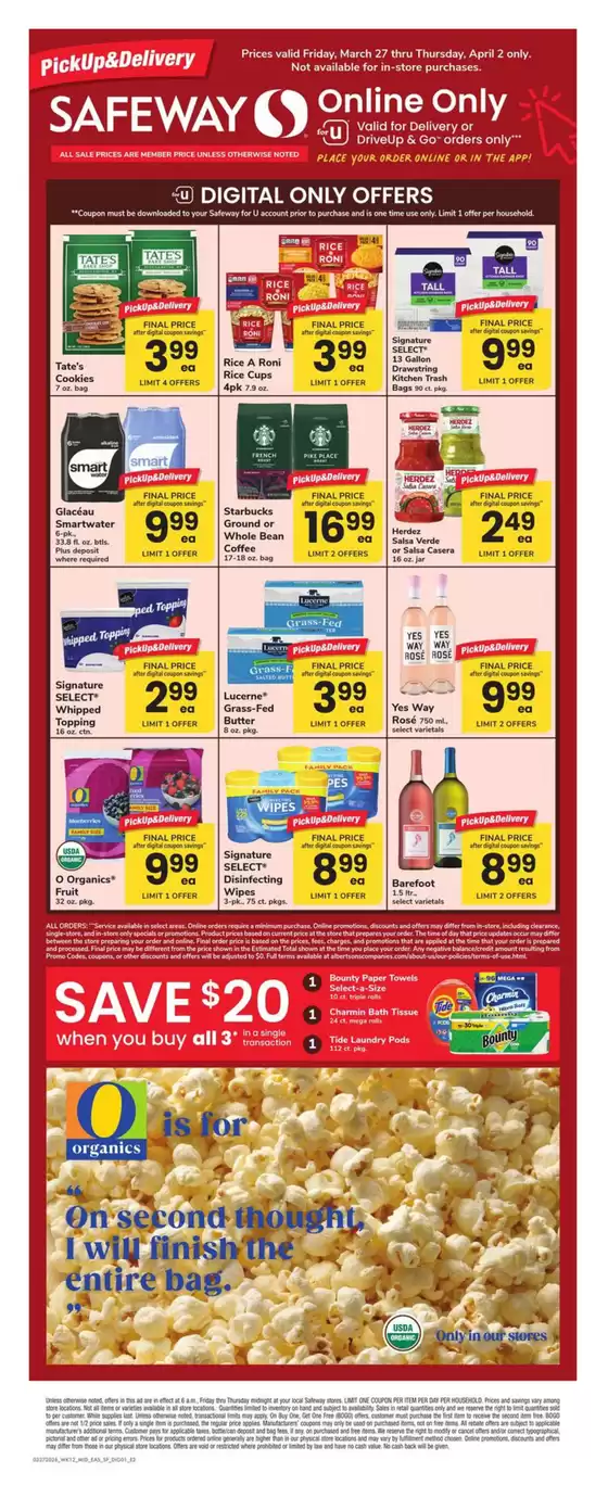 Safeway catalogue in Capitol Heights MD | Our best offers for you | 2026-03-27T00:00:00.000Z - 2026-04-02T00:00:00.000Z