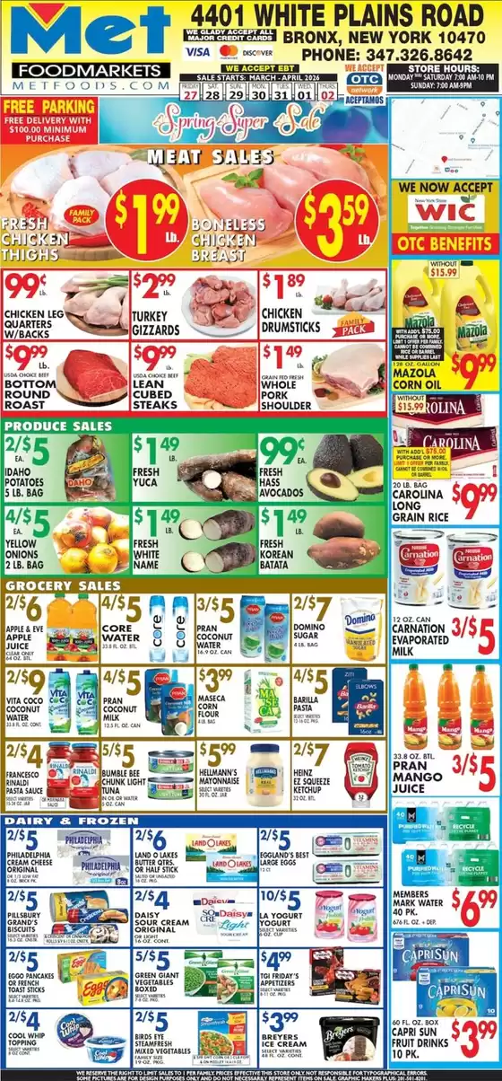 Met Foodmarkets catalogue in New York | Save now with our deals | 2026-03-27T00:00:00.000Z - 2026-04-02T00:00:00.000Z