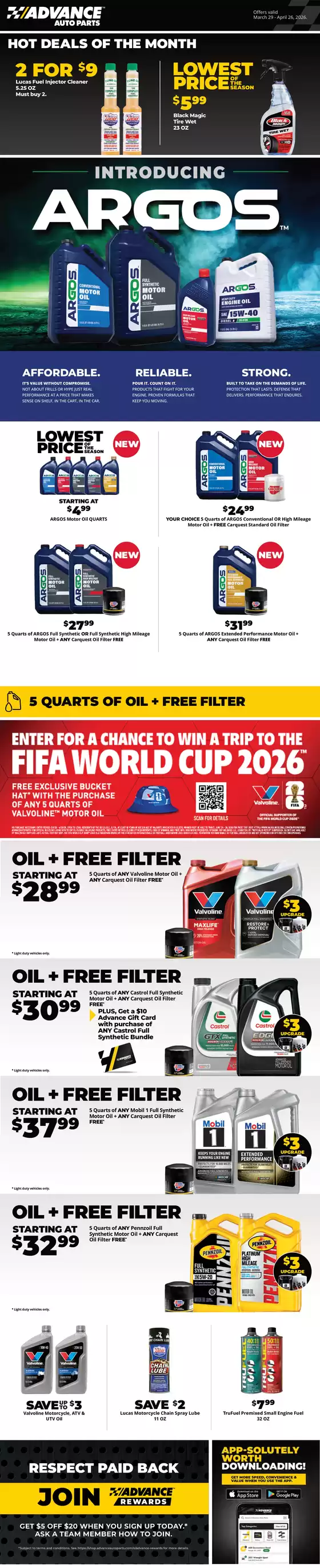 Advance Auto Parts catalogue in Elmira NY | DIY PROMO 21853063 Period4DigitalFlyer US 1 | 2026-03-29T00:00:00.000Z - 2026-04-26T00:00:00.000Z