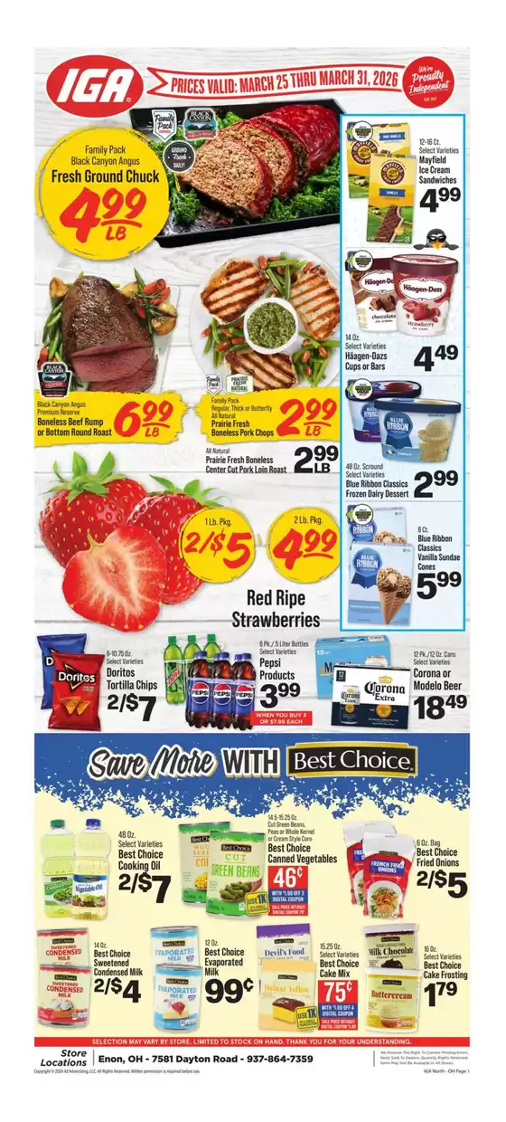 IGA catalogue in Rockwood TN | Exclusive bargains | 2026-03-25T00:00:00.000Z - 2026-03-31T00:00:00.000Z
