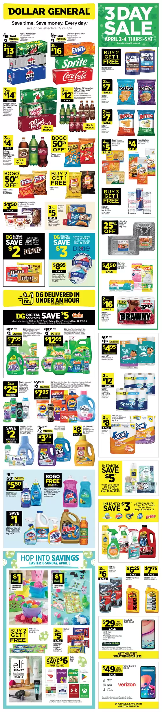 Dollar General catalogue in Oakdale TN | Current special promotions | 2026-03-29T00:00:00.000Z - 2026-04-04T00:00:00.000Z