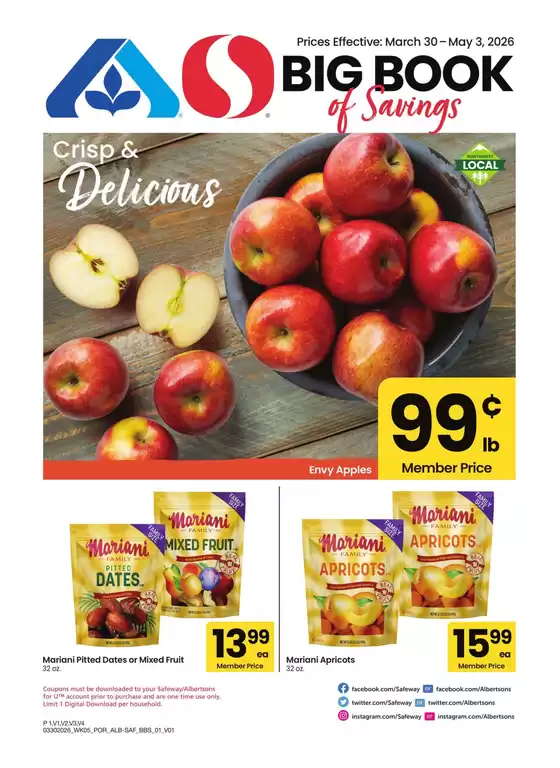 Albertsons catalogue in Grants Pass OR | Albertsons - Portland - BBS | 2026-03-30T00:00:00.000Z - 2026-05-03T00:00:00.000Z