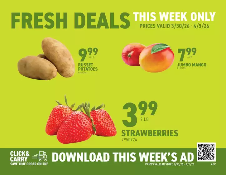 Chef'Store catalogue in Gold Hill OR | Wide range of offers | 2026-03-30T00:00:00.000Z - 2026-04-05T00:00:00.000Z