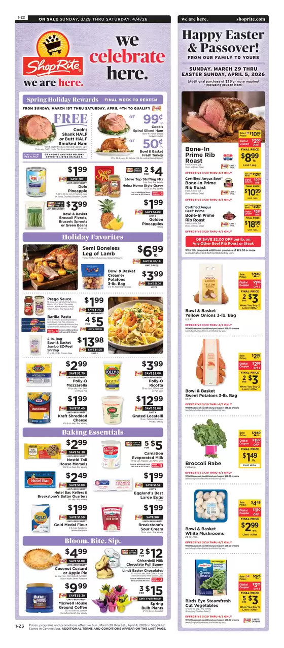 ShopRite catalogue in New Haven CT | Current special promotions | 2026-03-26T00:00:00.000Z - 2026-04-04T00:00:00.000Z