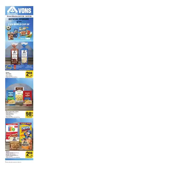 Vons catalogue in Las Vegas NV | Weekly Ad - Southwest | 2026-04-01T00:00:00.000Z - 2026-04-07T00:00:00.000Z