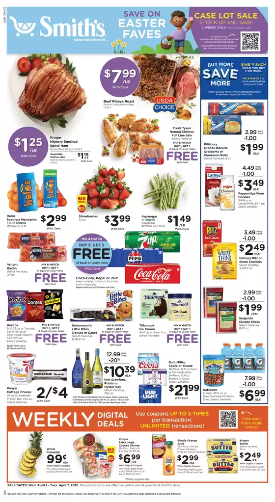 Smith's catalogue in Las Vegas NV | Exclusive deals and bargains | 2026-04-01T00:00:00.000Z - 2026-04-07T00:00:00.000Z