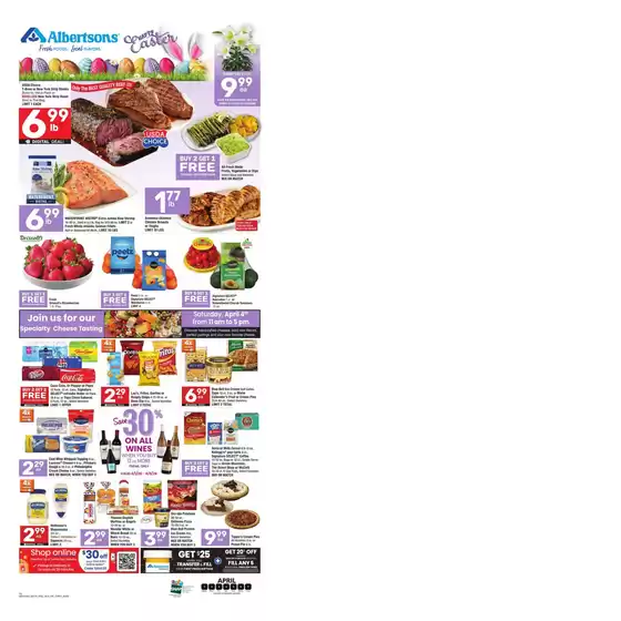 Albertsons catalogue in Denton TX | Top offers for smart savers | 2026-04-01T00:00:00.000Z - 2026-04-07T00:00:00.000Z