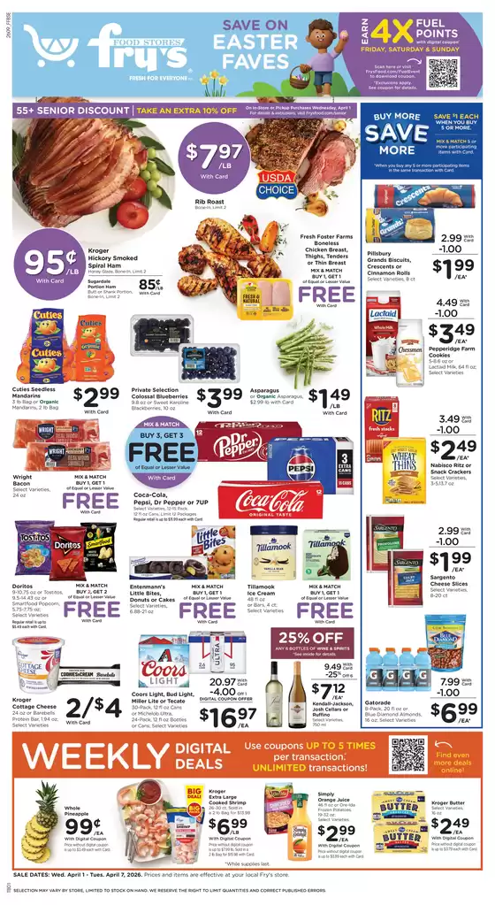 Fry's catalogue in Peoria AZ | Weekly Ad | 2026-04-01T00:00:00.000Z - 2026-04-07T00:00:00.000Z