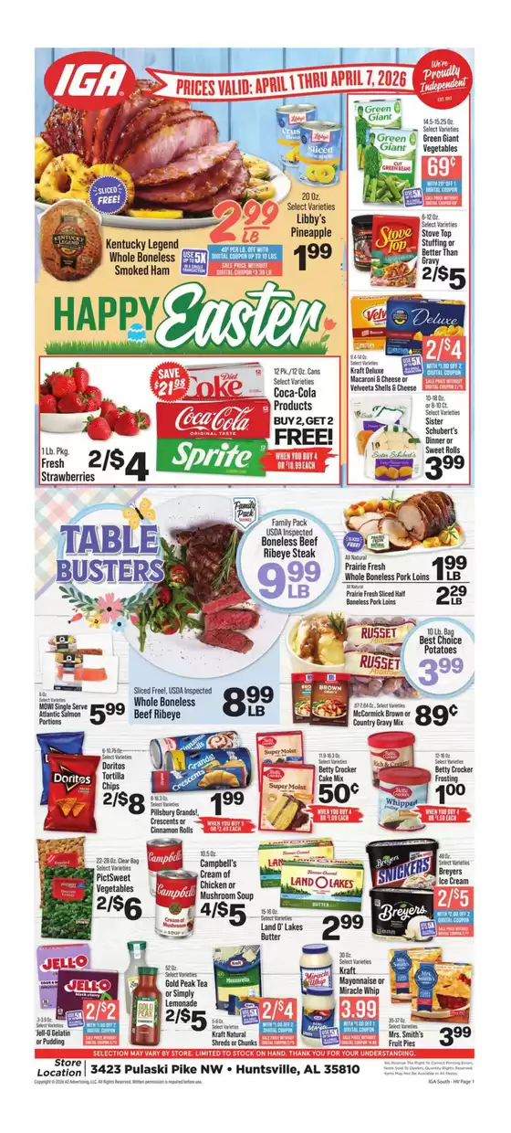 IGA catalogue in Pennington Gap VA | Exclusive bargains | 2026-04-01T00:00:00.000Z - 2026-04-07T00:00:00.000Z