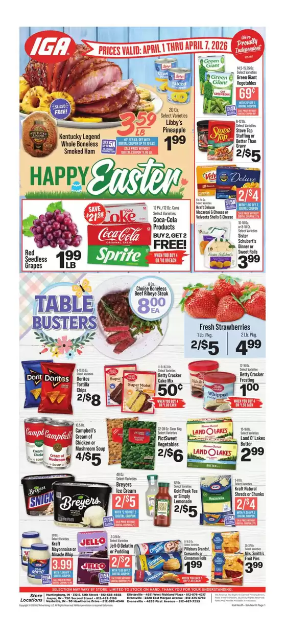 IGA catalogue in San Jose CA | Current deals and offers | 2026-04-01T00:00:00.000Z - 2026-04-07T00:00:00.000Z