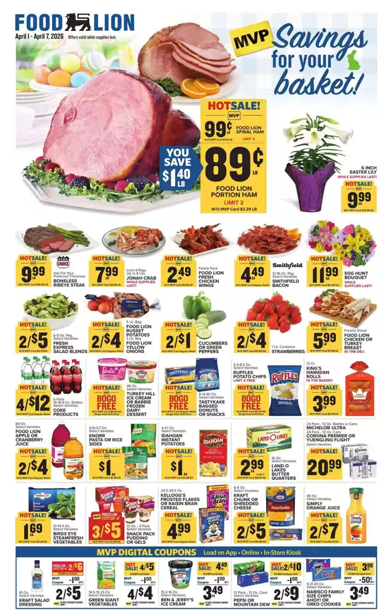 Food Lion catalogue in Havre De Grace MD | Our best bargains | 2026-04-01T00:00:00.000Z - 2026-04-07T00:00:00.000Z