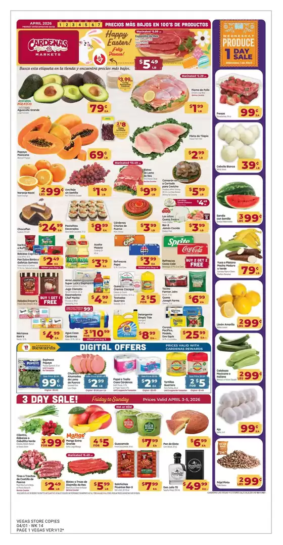 Cardenas catalogue in Las Vegas NV | Great discounts on selected products | 2026-04-01T00:00:00.000Z - 2026-04-07T00:00:00.000Z